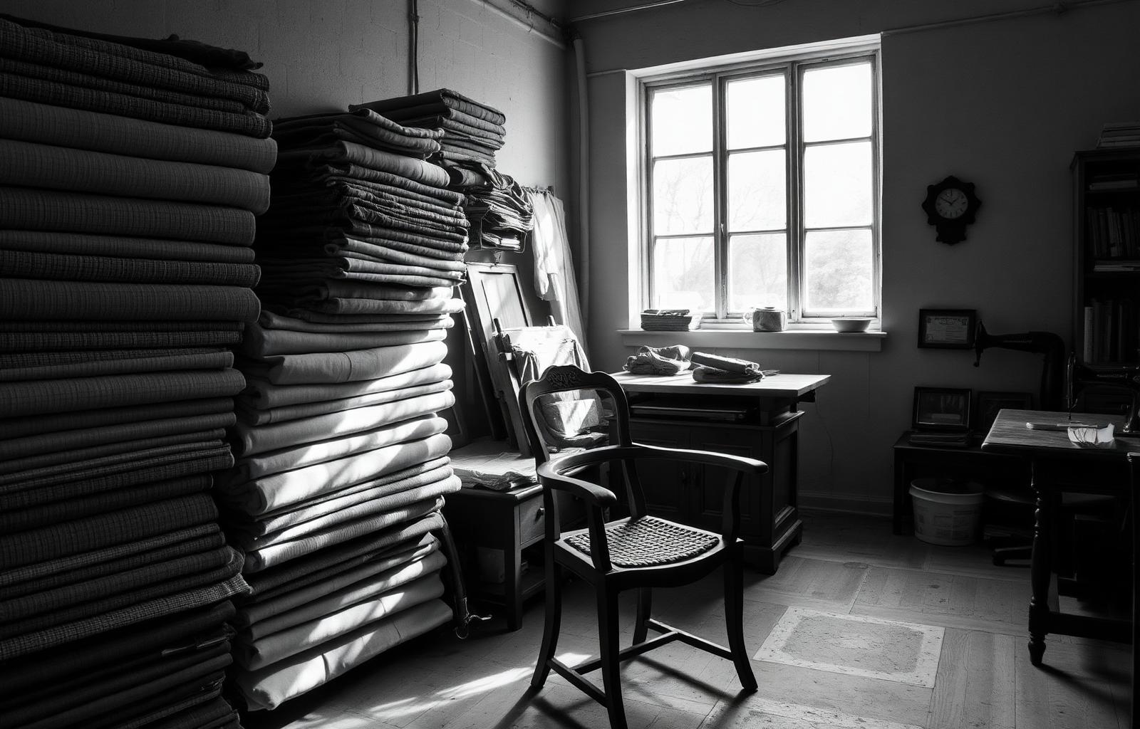 Inside the Grahn's Upholstery workshop